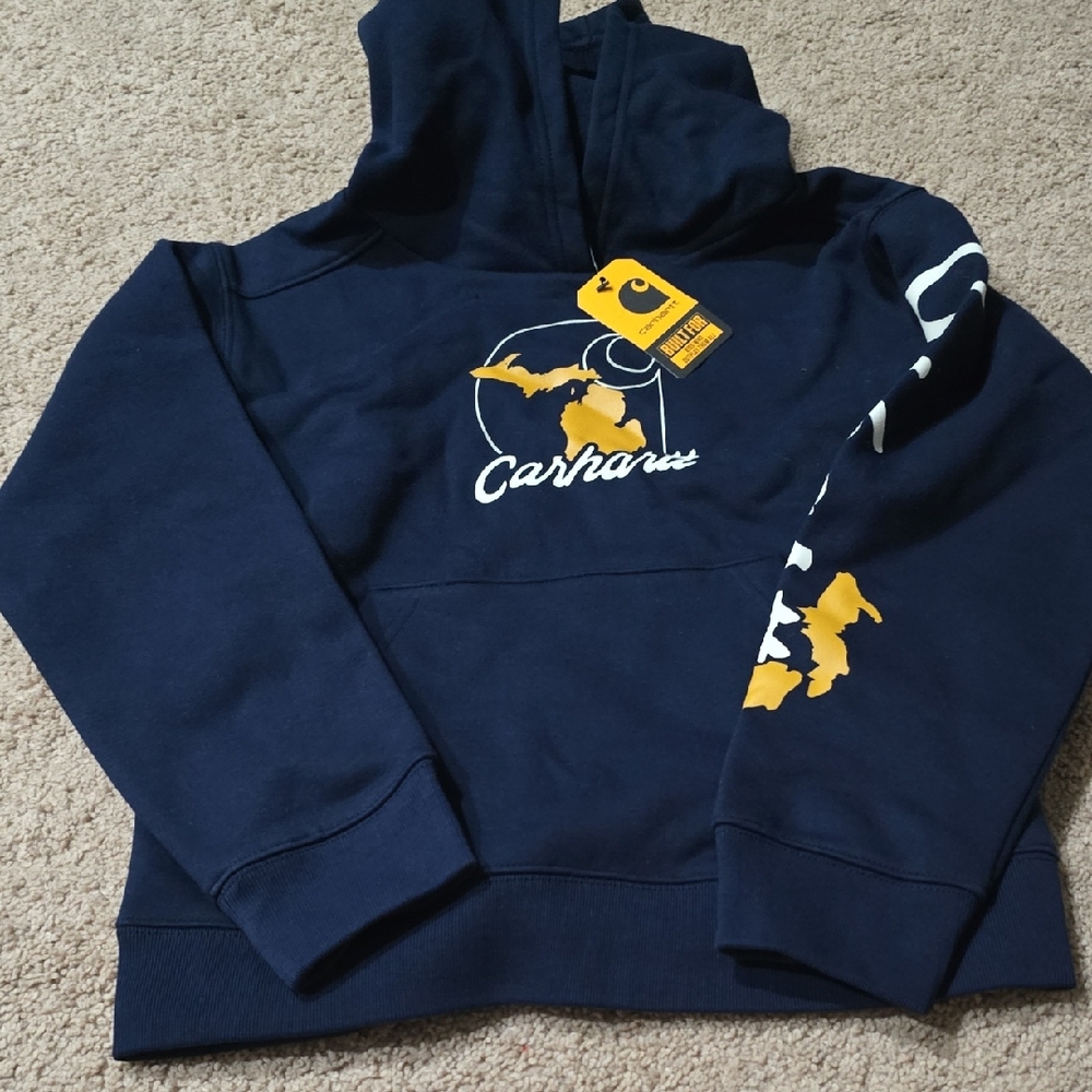 Boys Navy Carhartt Hoodie